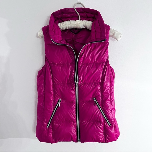 ANORAK Jackets & Blazers - My Anorak Packable Goose Down Water Repellent Pink Vest Sz Small